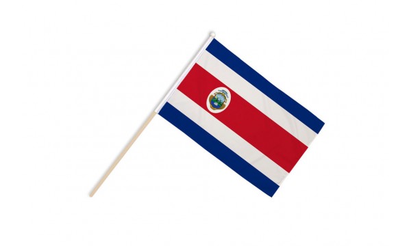 Costa Rica Hand Flags
